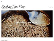 Tablet Screenshot of feedingtimeblog.com